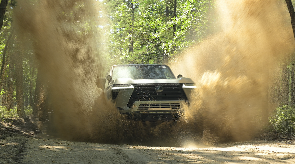 awe lexus suv mud splash