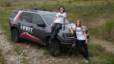 Abby Connolly and Amy Hein with 2027 Honda Passport TrailSport