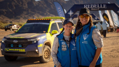 Carey Lando and Andrea Shaffer at Rebelle Rally 2025_Photo by Tim Sutton