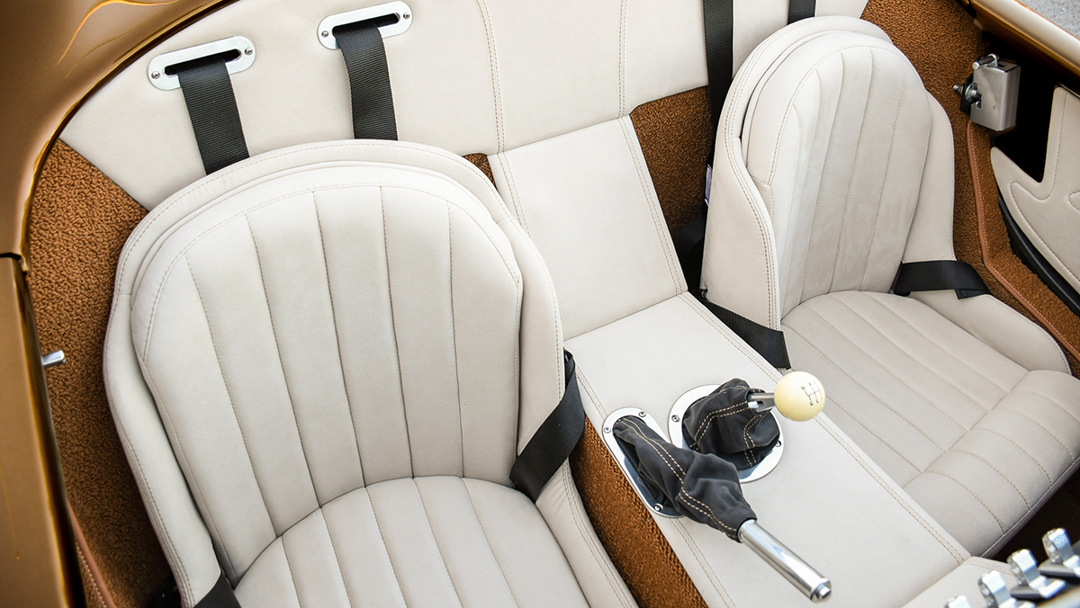 Custom 2026 Factory Five Mk5 Roadster interior