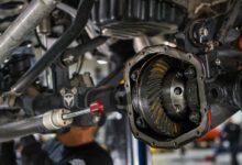 drivetrain yukon gear & axle open differential installed gears visible