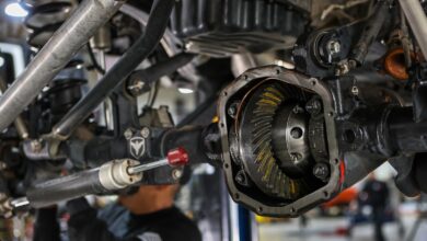 drivetrain yukon gear & axle open differential installed gears visible