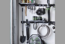 FLEX tools mounted on wall