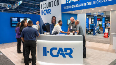 I-CAR booth at 2025 SEMA Show