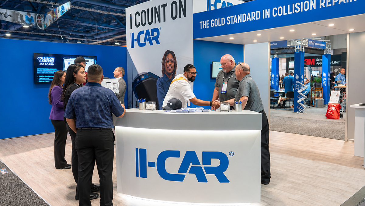 I-CAR booth at 2025 SEMA Show