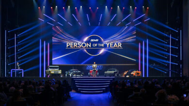 SEMA Industry Honors stage