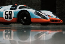 Gulf-liveried 1970 Porsche 917K offered a direct link to Steve McQueen’s 1971 film “Le Mans.”