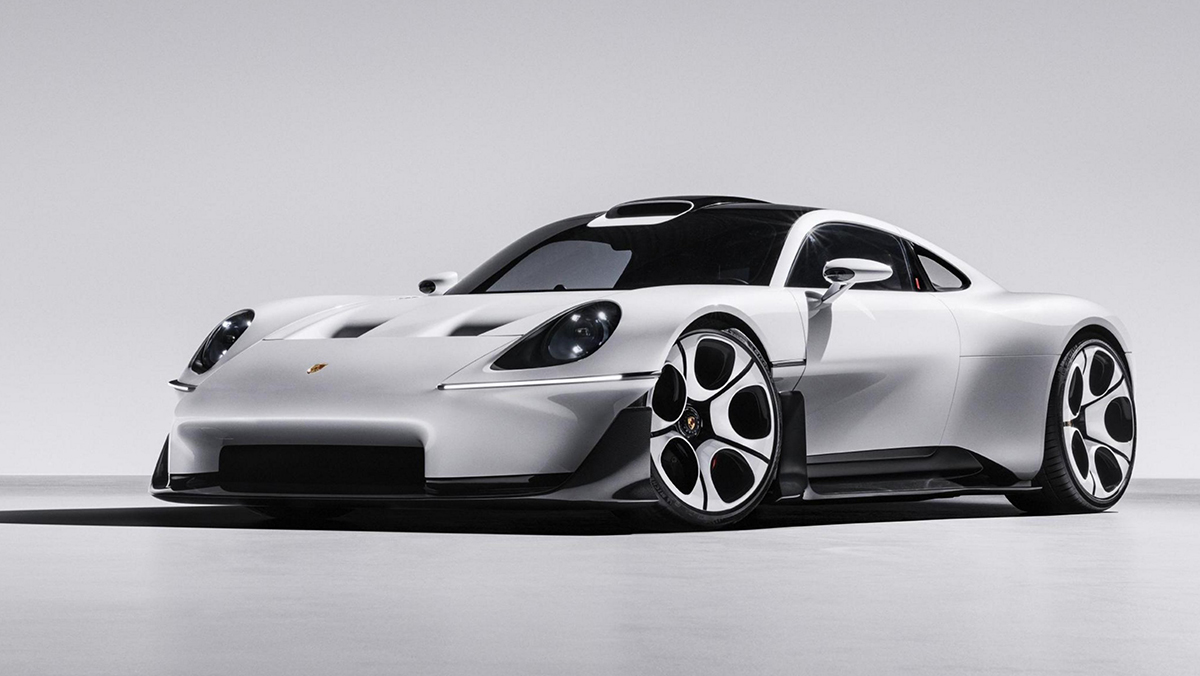 Porsche Mission S three quarter front
