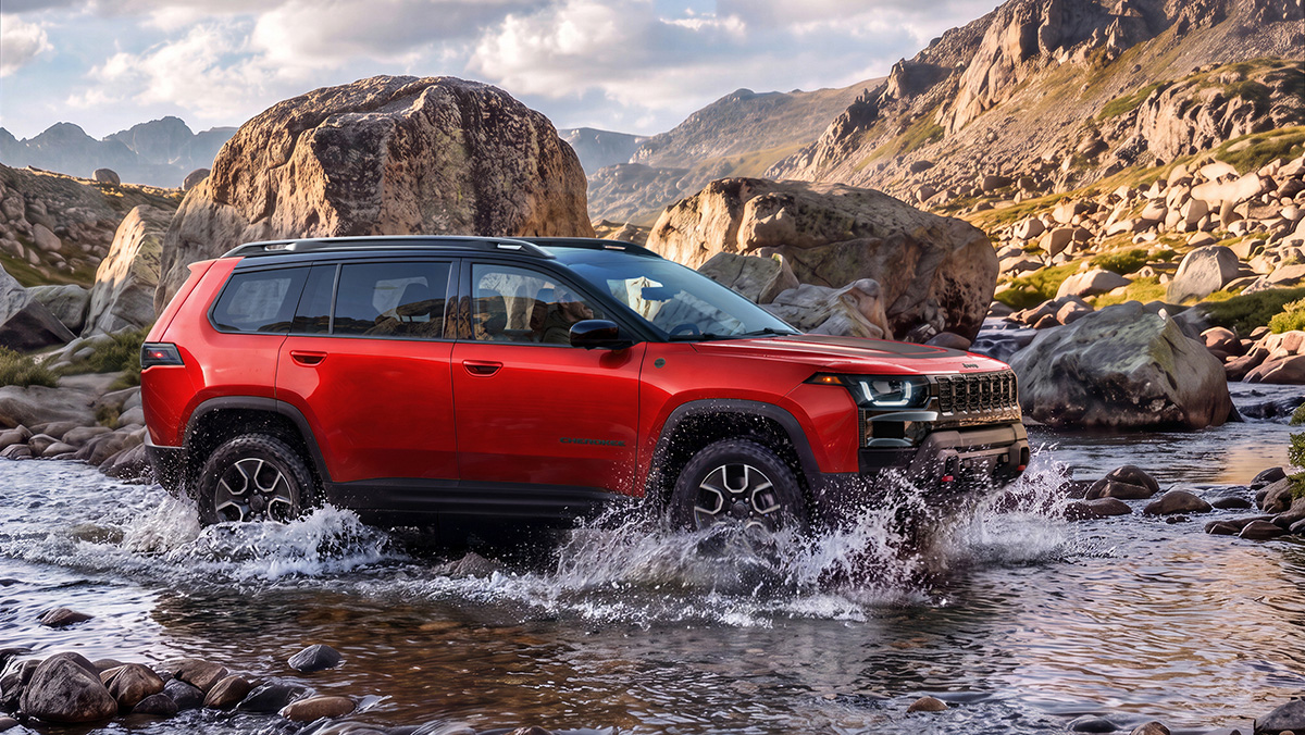 The 2027 Jeep Cherokee Trailhawk water fording