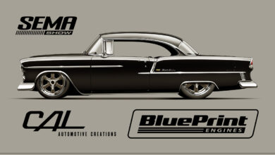 BluePrint Engines promo graphic for SEMA Show