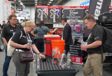 SEMA Visitors TMAT booth