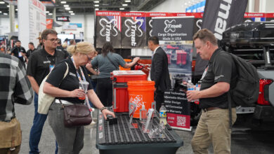 SEMA Visitors TMAT booth
