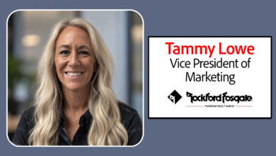 Tammy Lowe vice president of marketing Rockford Fosgate