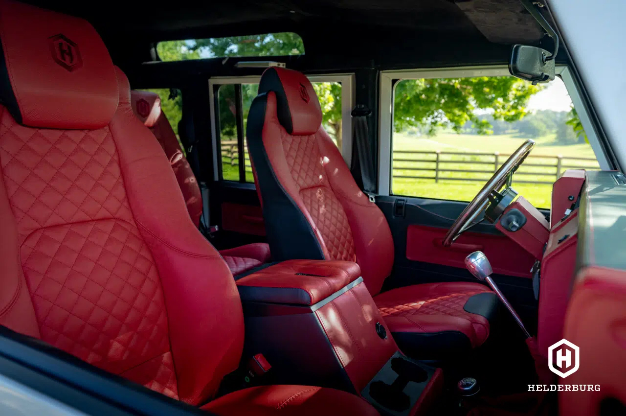 “Vermeer” Land Rover Defender 110 interior